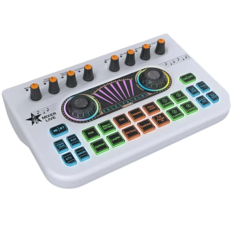 

High Quality X3 Live Voice Mixer Audio Interface Console Live Microphone Sound Card For Recording Streaming Smartphone
