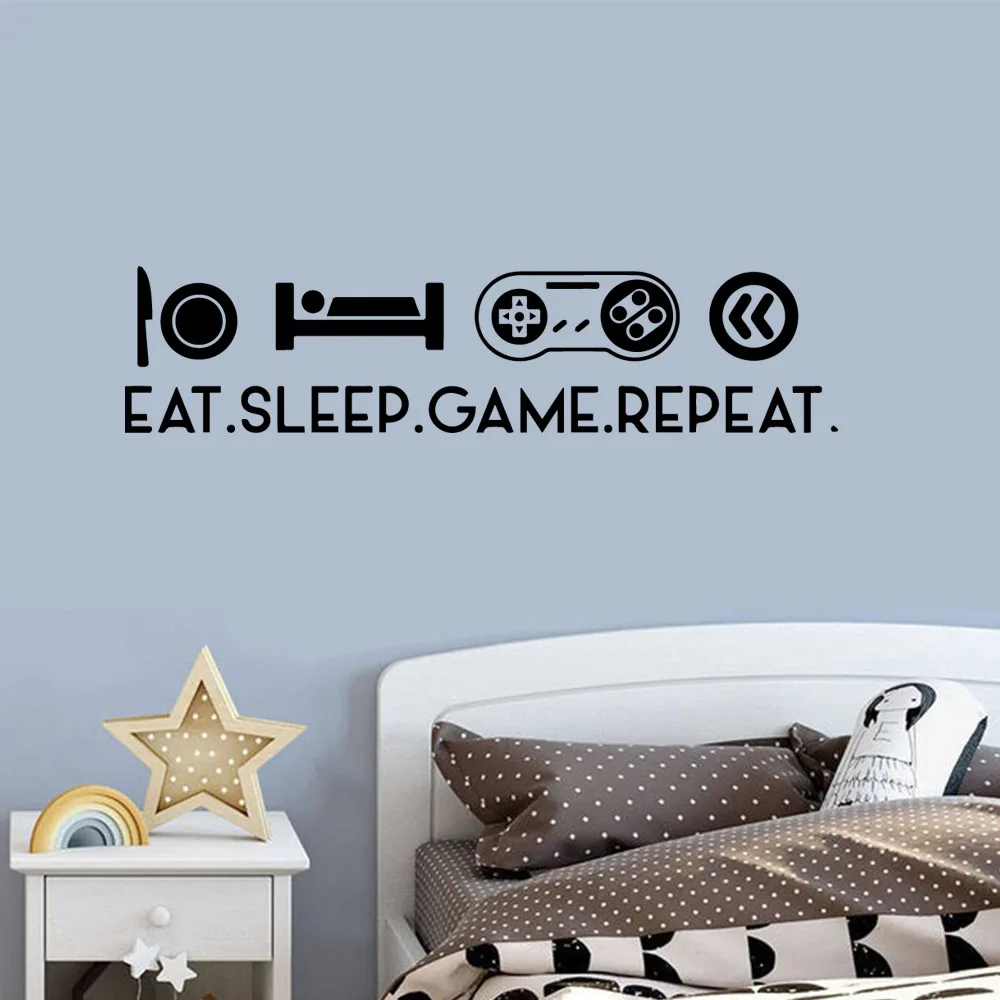 Game Wall Art Decal Wall Stickers Pvc Material For Kids Rooms Decoration Sticker Mural