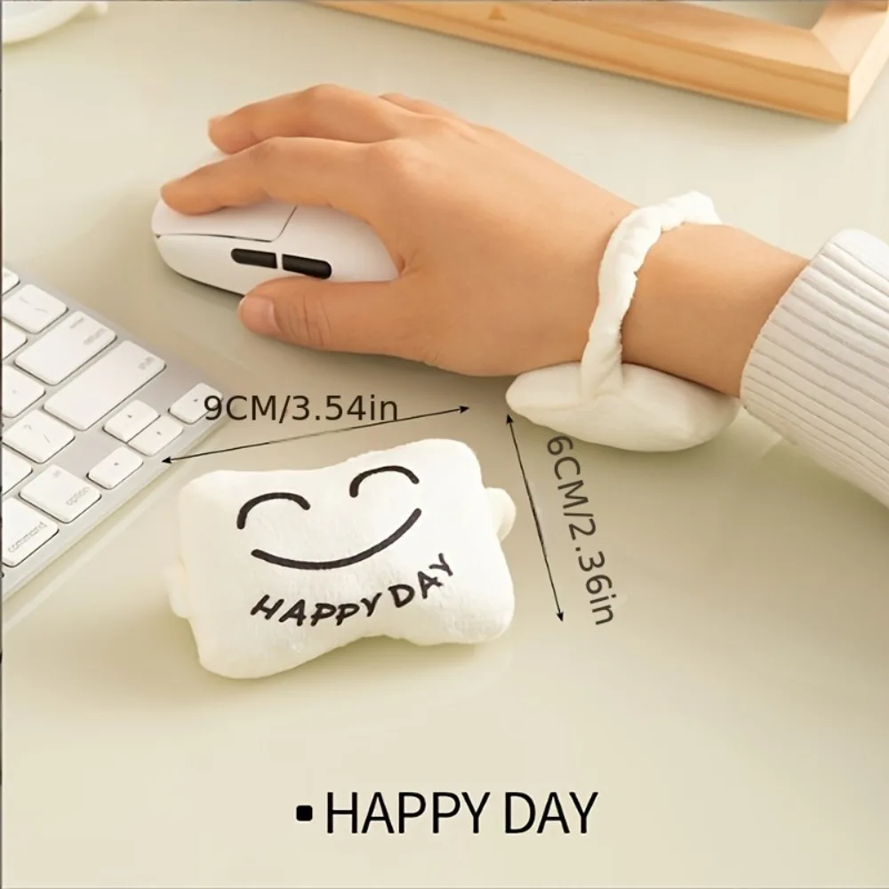 Bantalan Pergelangan Tangan Spons untuk Kantor Ringan, Pergelangan Tangan Komputer, Alat Bantu Kenyamanan Mengetik, Desain Mousepad Lucu, Bantalan Ringkas