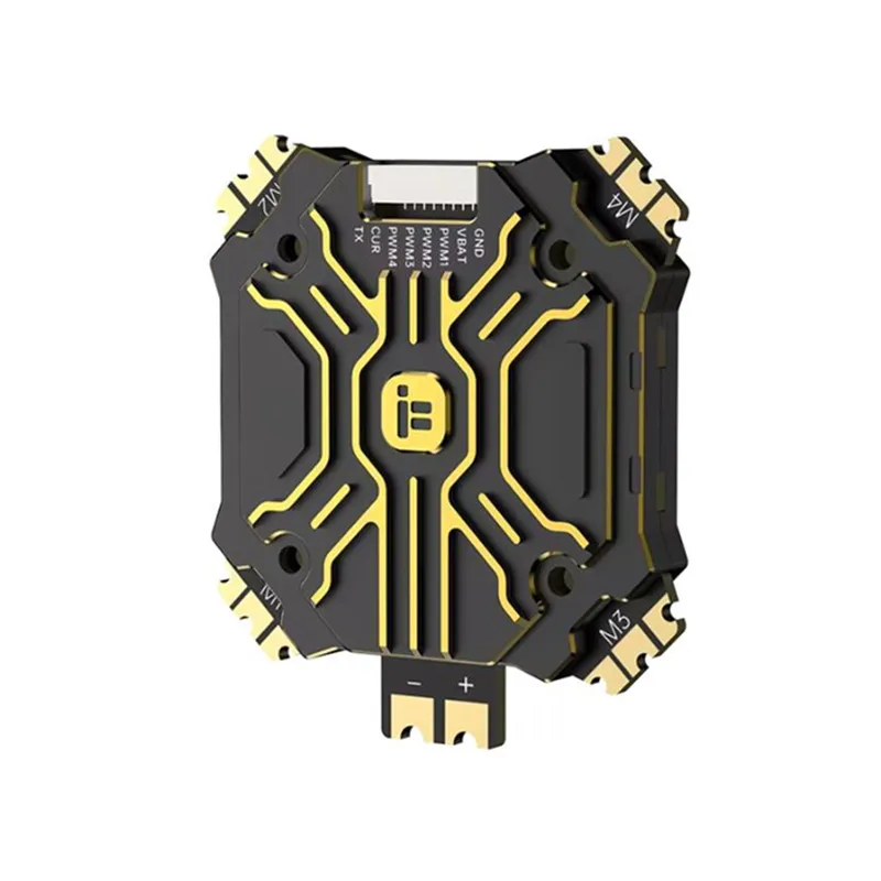Iflight BLITZ E80A E80 Pro 4-em-1 ESC com tampa de alumínio CNC ou sem tampa CNC com furos de montagem de 35x35mm para peças FPV