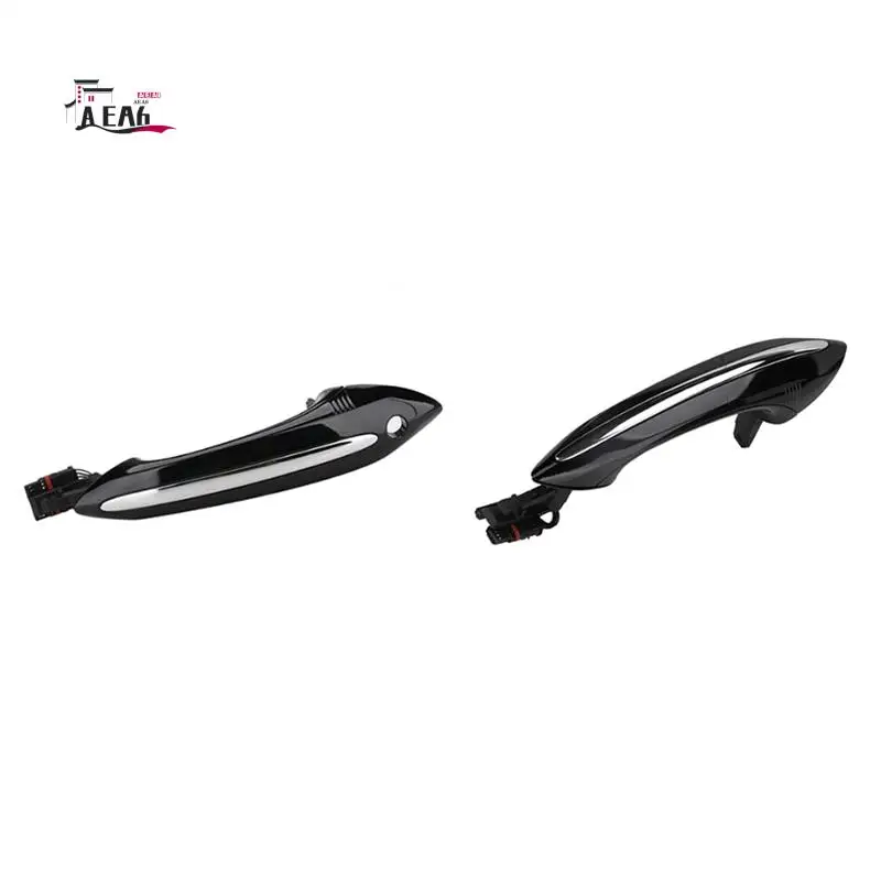 

AEA6-2Pcs Exterior Door Handle Set Smart Key Outside Puller For BMW 5 6 7 Series F07 F10 F11 F06 F12 F13 F01 F02