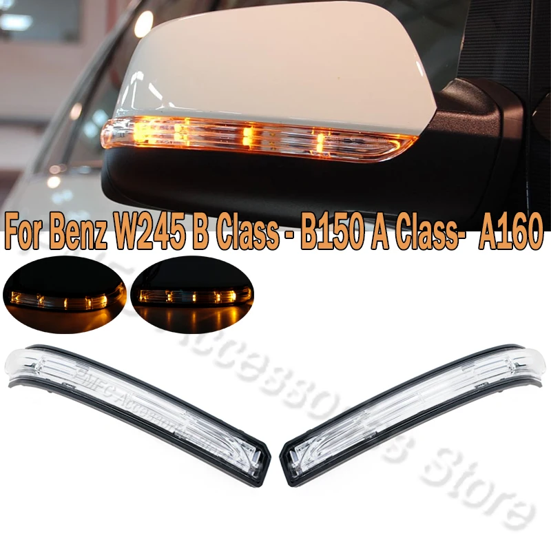 LED Turn Signal Light For Mercedes Benz W169 A170 W245 B170 B180 B200 Car Blinker Side Mirror Light Rear View Lamp 1698201221