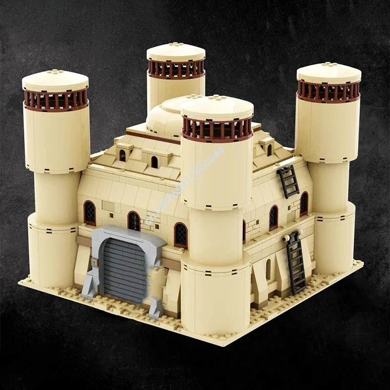 

918PCS Star Battle SW Tatooine Mos Eisley Temple Famous Film Model Moc Building Blocks Stacking Bricks Creative Toys Kid Gift