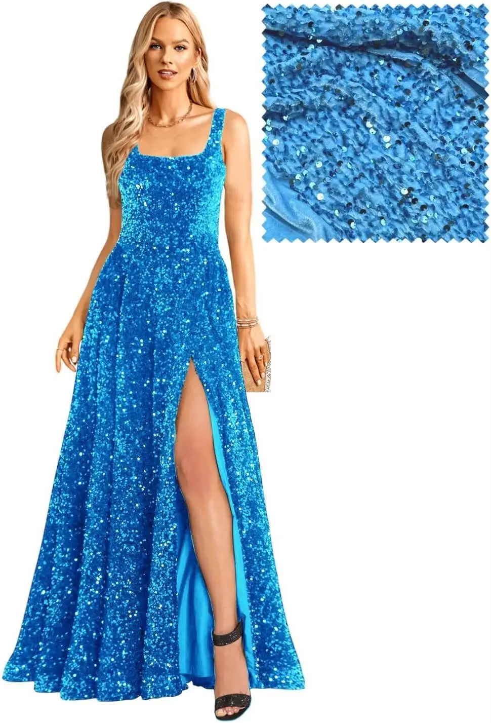 

Женские длинные платья для выпускного вечера с карманами, вечерние бальные платья с рукавами, блестящее вечернее платье, элегантное, 2026