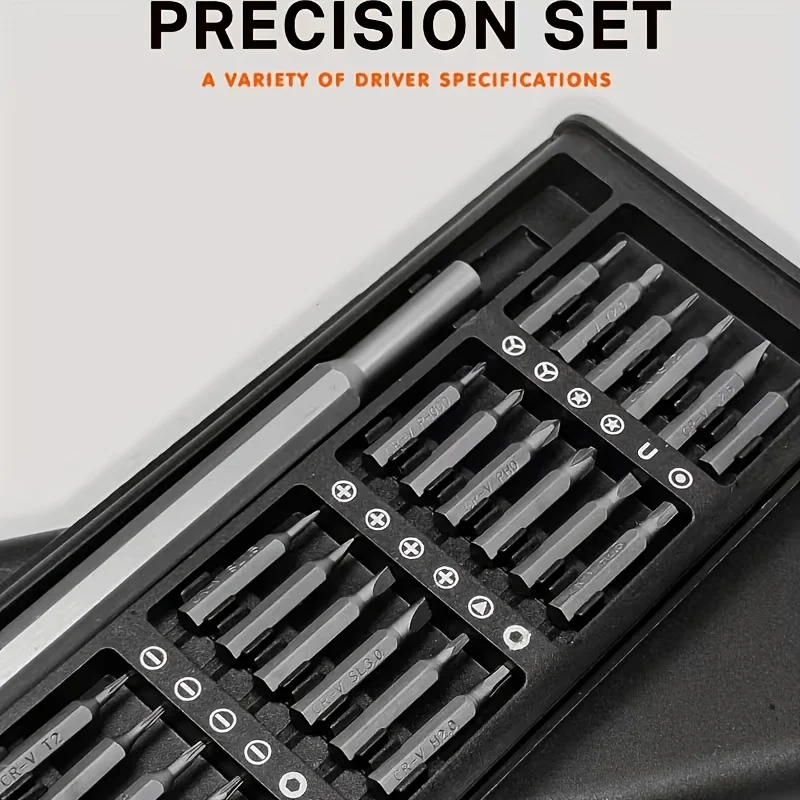 25-in-1 Magnetic Precision Screwdriver Set – Flathead & Phillips, Repair Phones, PCs, Glasses, Watches, Electronics - view 5