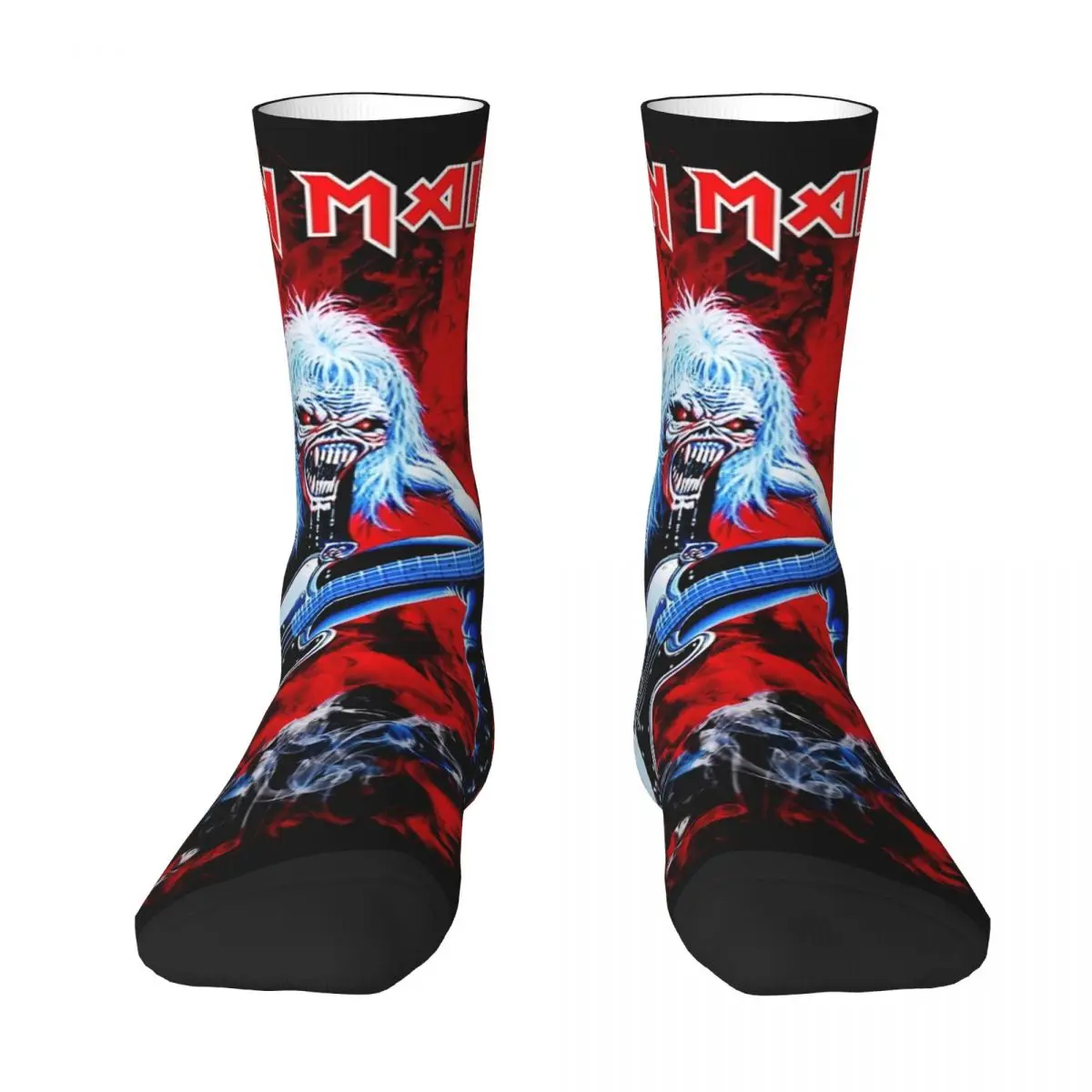 Iron Maidens Stockings metal music Printed Fashion Socks Autumn Anti-Slip Socks Men Outdoor Sports Soft Breathable Socks