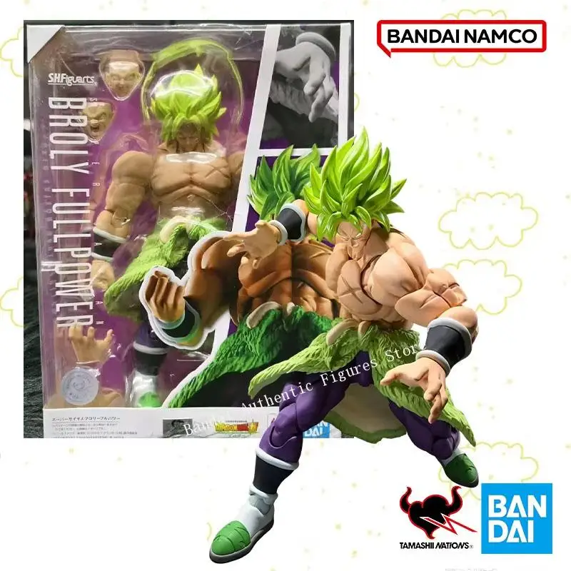 Genuine Bandai Dragon Original Package Ball SUPER SAIYAN BROLY FULLPOWER Anime Action Finished Model Toy Collectible In shock