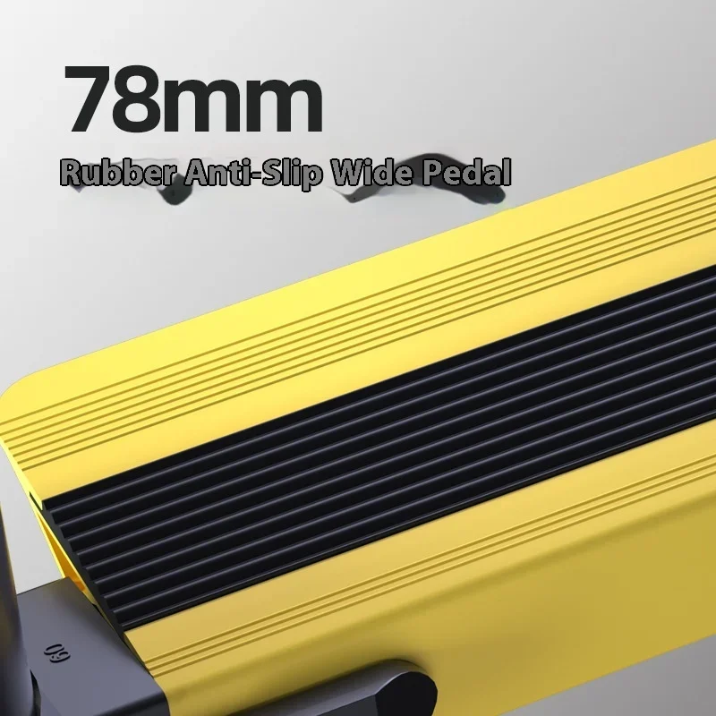 New black yellow aluminum alloy multifunctional telescopic ladder, double-sided balance bar folding ladder, straight ladder