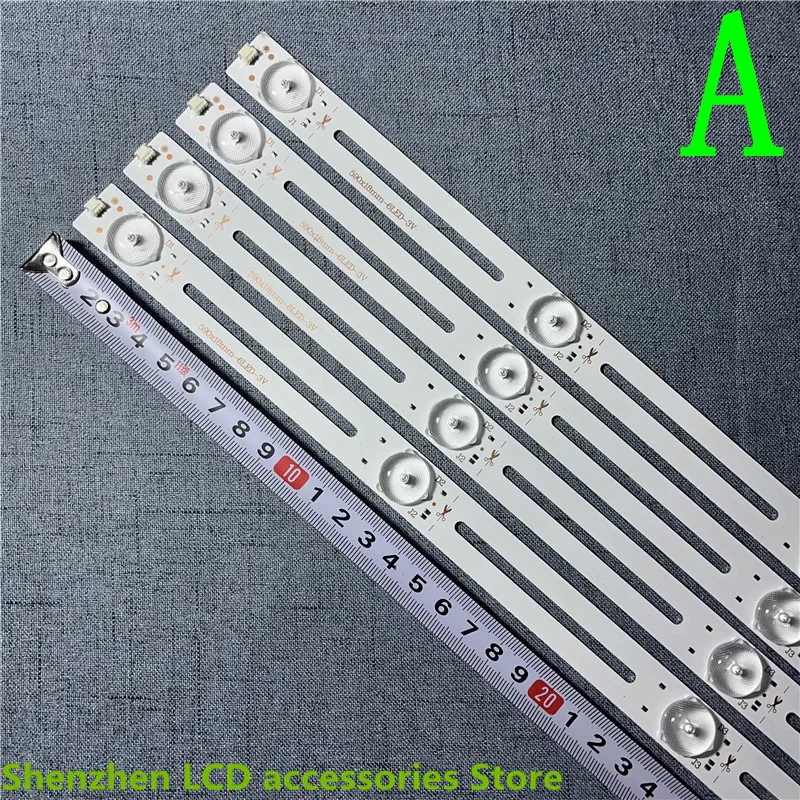 590mm LED Backlight strip 6LED/7LED/8LED  3V/6V  For 32'' LCD TV   6v  Changhong Konka Skyworth NEW Haier sharp Samsung  100%NEW