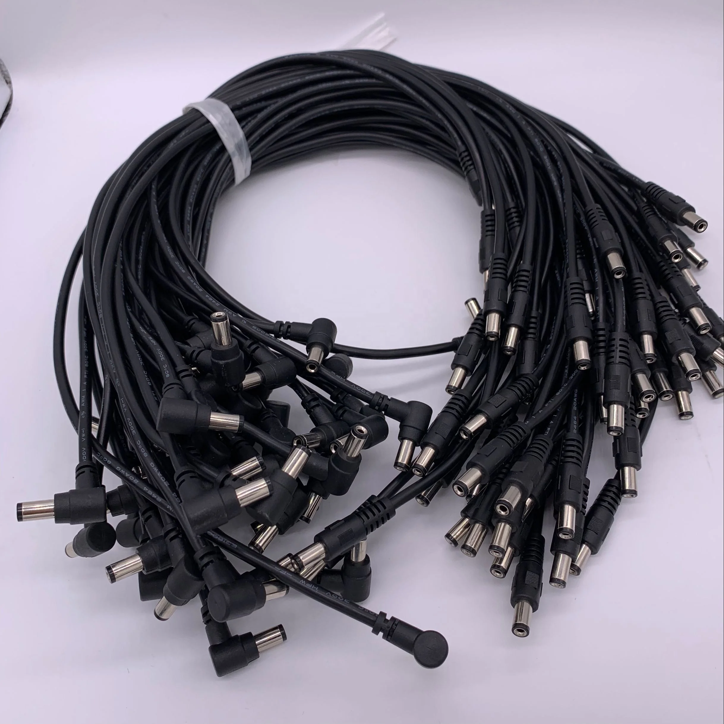 5pcs 1m 18AWG 5.5x2.1 Male Connector Dc Power Cable for LED Strip,Surveillance Camera,CCTV Security Camera