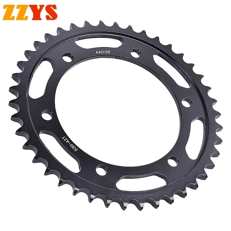 530 42T Tooth Rear Sprocket Gear Wheel Cam Pinion For Yamaha Road FZR750 OW01 FZR 750 FJ1200 FJ 1200 FJ1200A XJR1300 XJR 1300