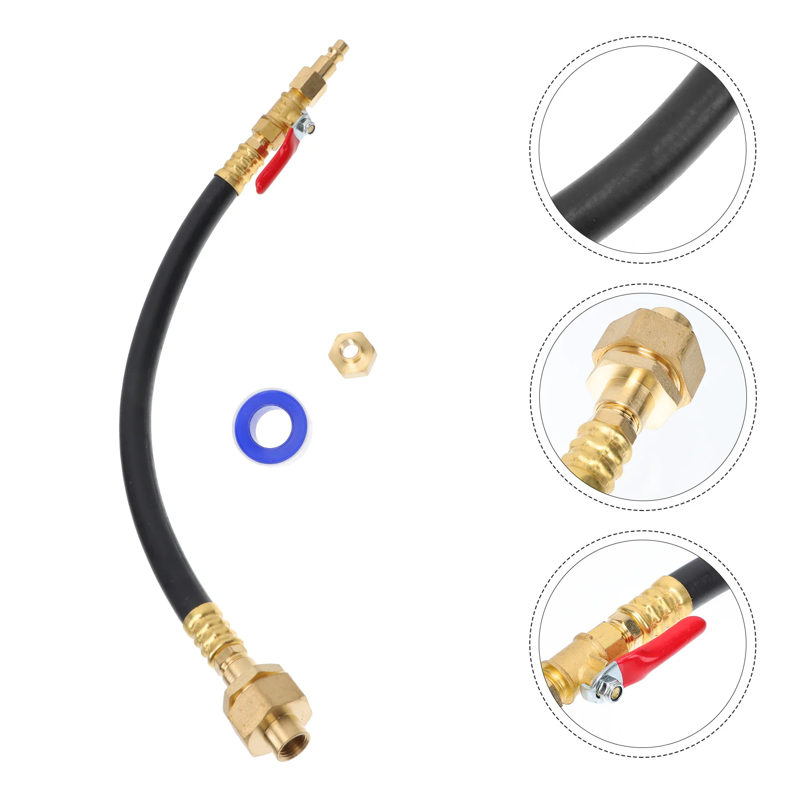 

1pc Winterize Blowout Adapter Quick Connect Plug For Garden Hose Sprinkler System Air Compressor Drain Connector Outdoor Water