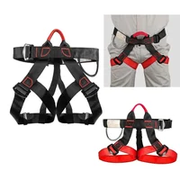 Arnés para exteriores, deportes, escalada en roca, equipo de protección de seguridad de medio cuerpo, soporte de cintura, herramientas de supervivencia aérea para montaña