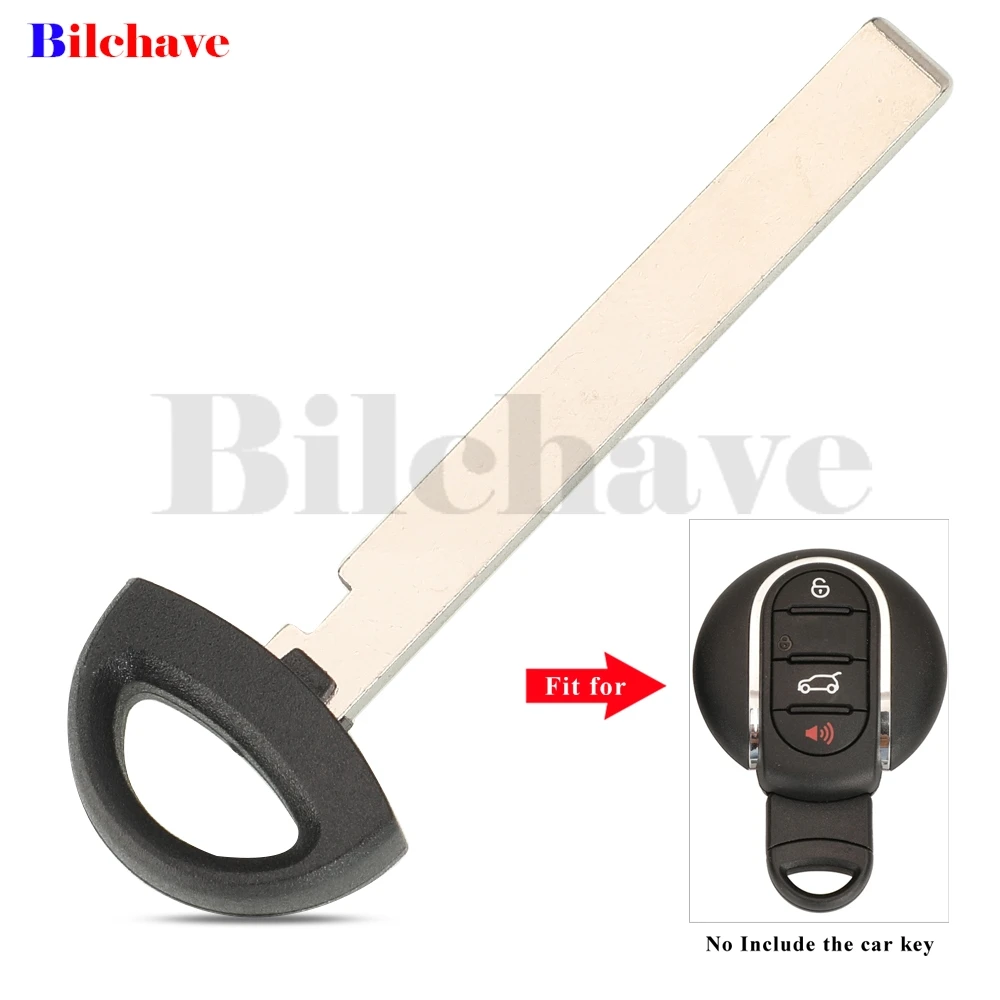 jingyuqin Insert Emergency Car Key Blade Uncut Blank For BMW Mini Cooper Countryman Clubman F-Series F55 F56 2015-2018