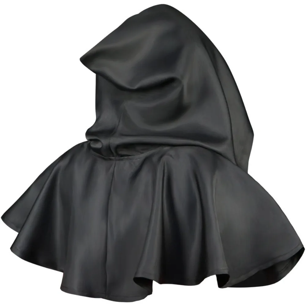 Fashion Flax Cloak Party Clothes Mysterious Death Cloak Solid Color One Size COS Costume Cosplay