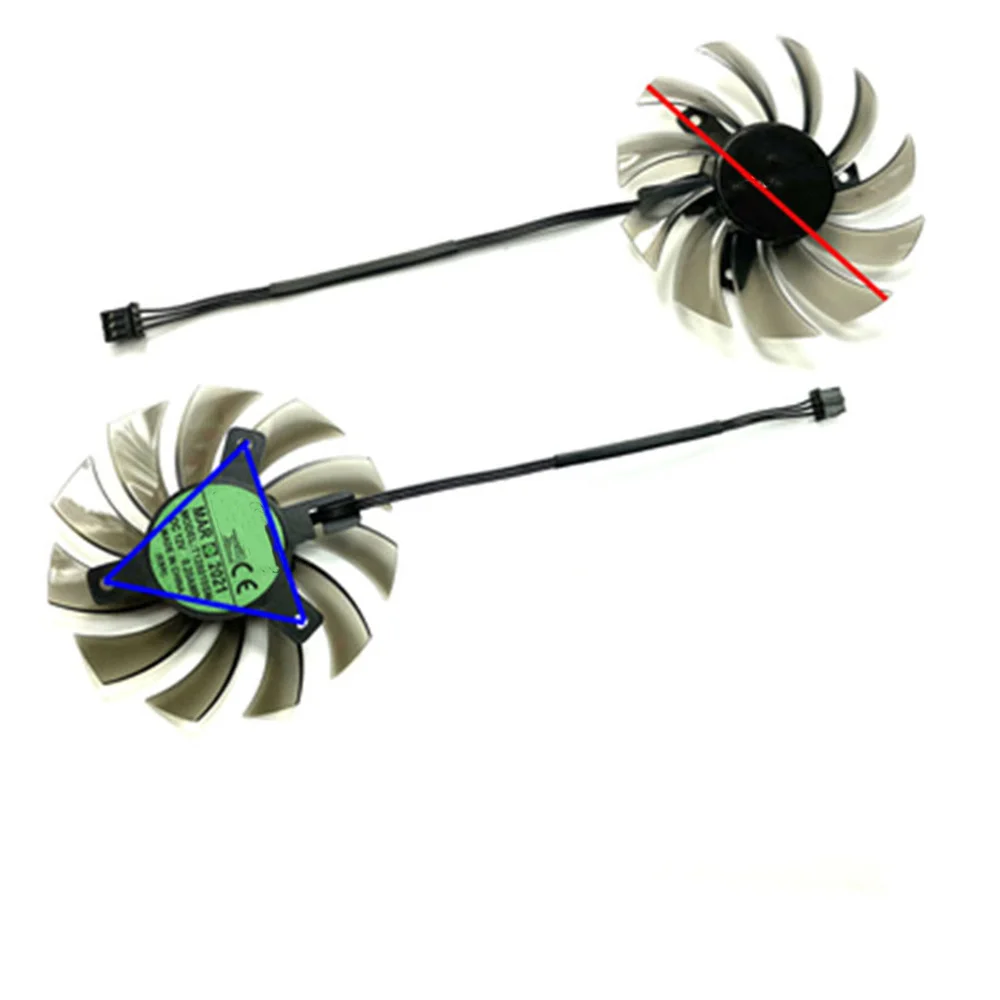 لجيجابايت GeForce GT 1030 2 جيجابايت OC بطاقة جرافيكس الرسومات مروحة التبريد برودة المشجعين ترقية أجزاء الملحقات