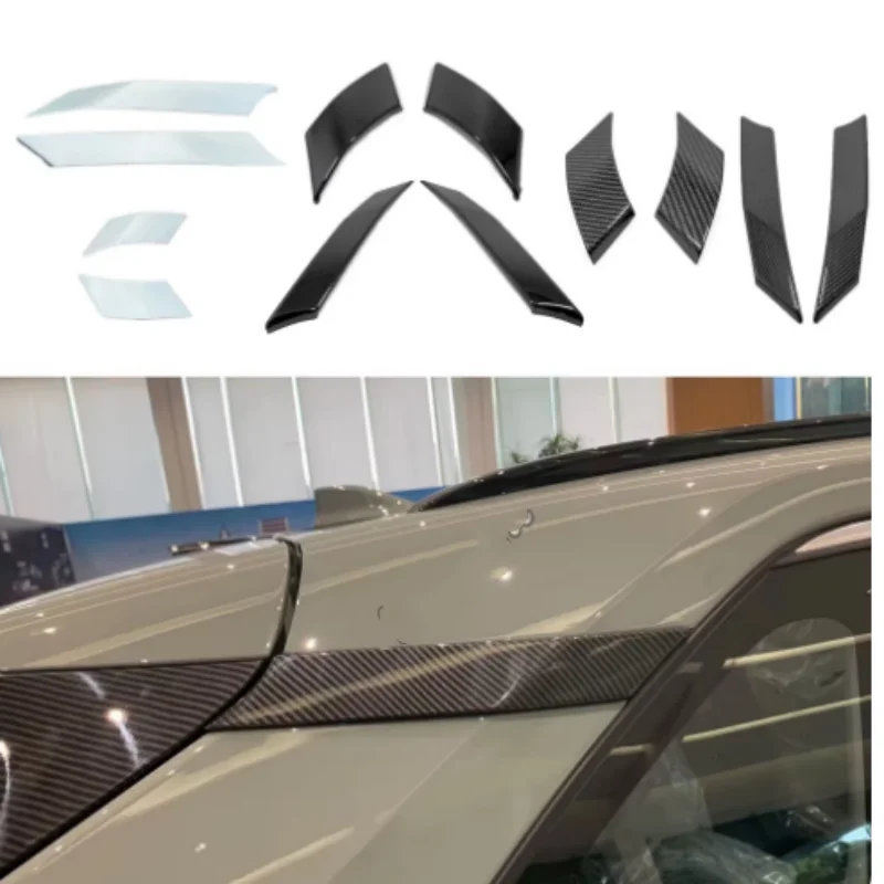 

Car Stickers Exterior Window A Pillar Triangle Frame For Toyota Rav4 2019 -2023 Column Covers Decoration ABS Chrome