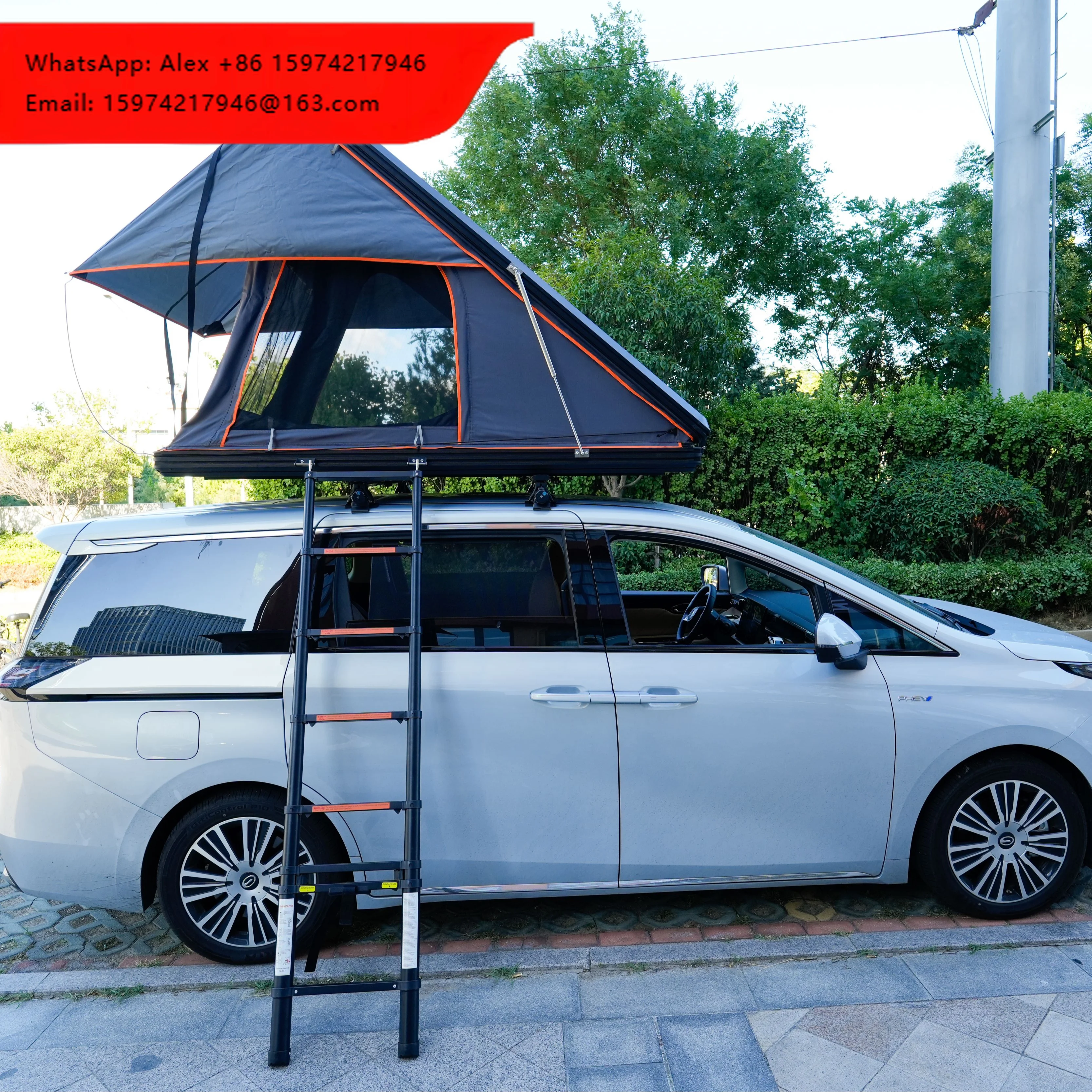 High Quality Aluminum Frame Four-Season Waterproof Oxford Quick Automatic Opening Car Roof Top Tent