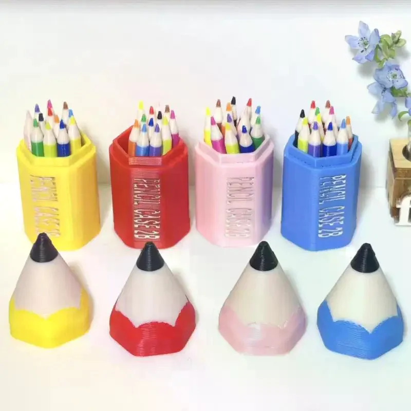 10/12 pièces enfant semblant jouer jouet maison de poupée Miniature stylo de couleur Mini crayon fournitures scolaires modèle maison de poupée accessoires