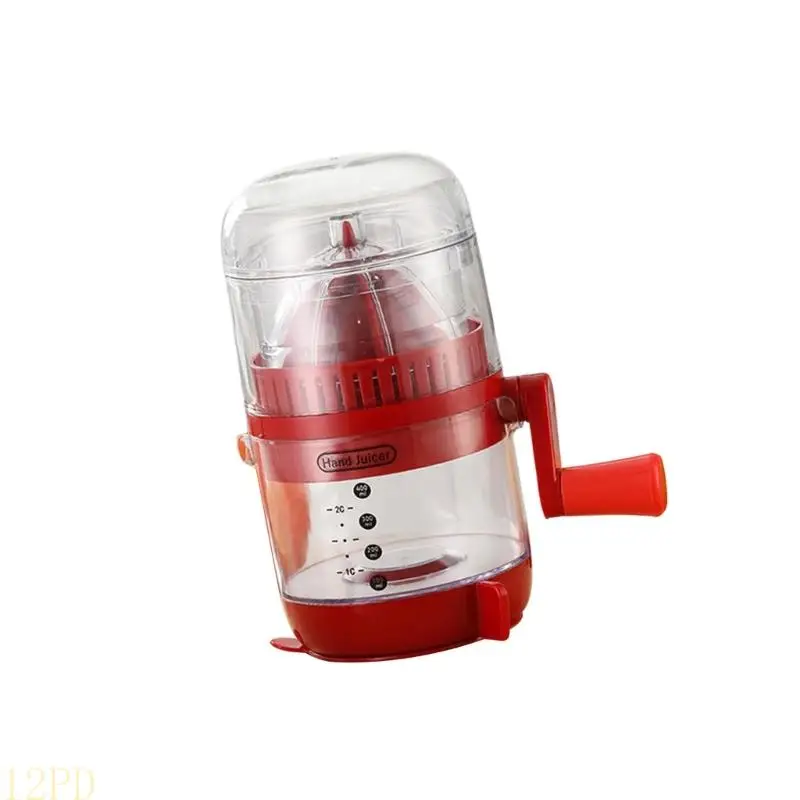 12PD Manual Juicer for Fitness Enthusiasts and Homemakers Handheld Citrus Squeezer Hand Operated Oranges Juice Maker
