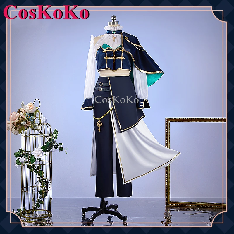 

【Customized】CosKoKo Ryushen Cosplay Anime VTuber Costume 5th Anniversary Fashion Uniform Halloween Party Role Play Clothing New