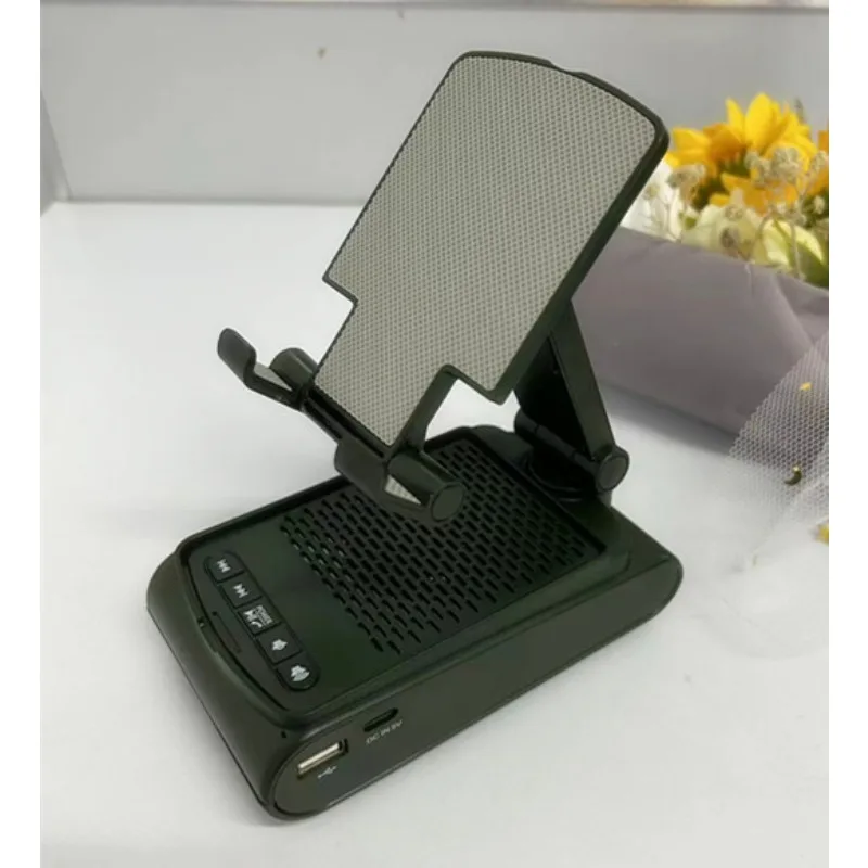 

Mobile phone holder, desktop tablet universal multi-function holder with Bluetooth speaker