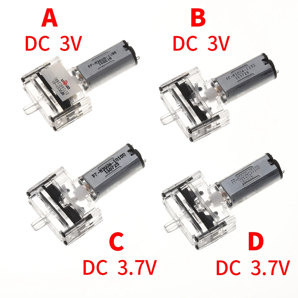 1PC DC 3V 3.7V Mini Air Pump 030 Motor Small Air Pump Micro Air Pressure Electric Diaphragm Oxygen Pump Fish Tank Aquarium