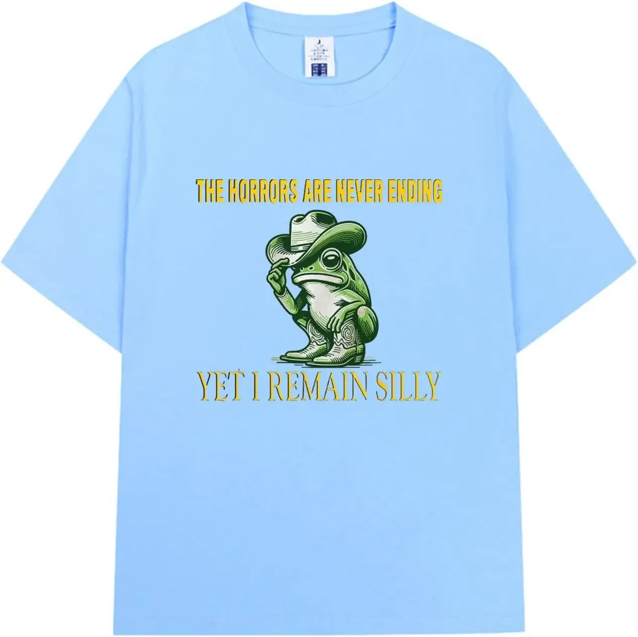 Horrors are Never Ending Yet I Remain Silly Shirt Frog, Horrors are Never Ending Shirt, Horrors are Never Ending