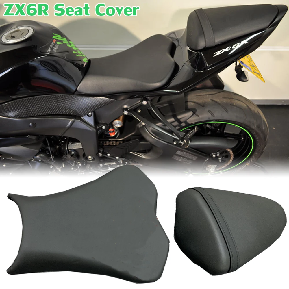 

ZX6R Seat Cushion Cover Pad Motorcycle Soft Rear Pillion For Kawasaki Ninja ZX-6R ZX636 ZX 6R 636 2013 2014 2015 2016 2017 2018