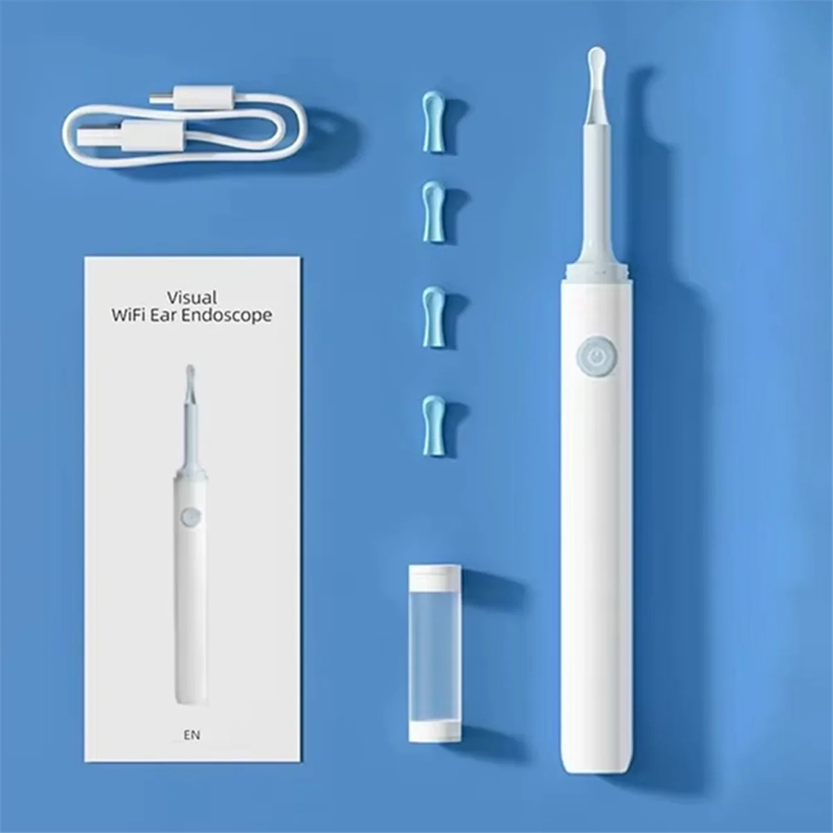 Y31A Smart Visual Ear Cleaner with Camera - Luminous Otoscope Earpick, Ear Endoscope for Safe Cleaning A