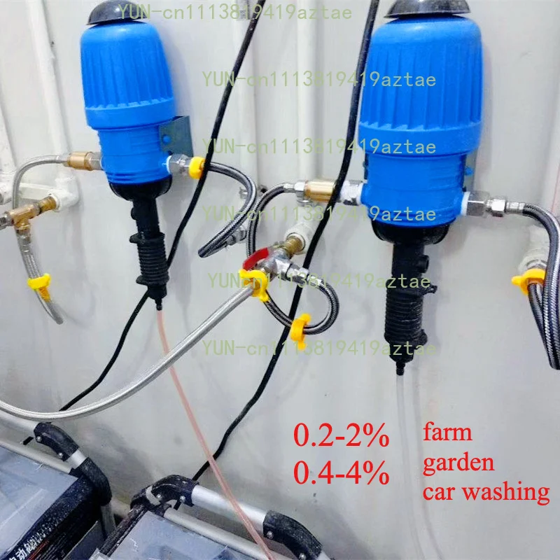 0.4-4% Fertilizer Injector Dispenser Proportioner 0.2%-2% water power auto proportional pump irrigation feeding liquid mixer