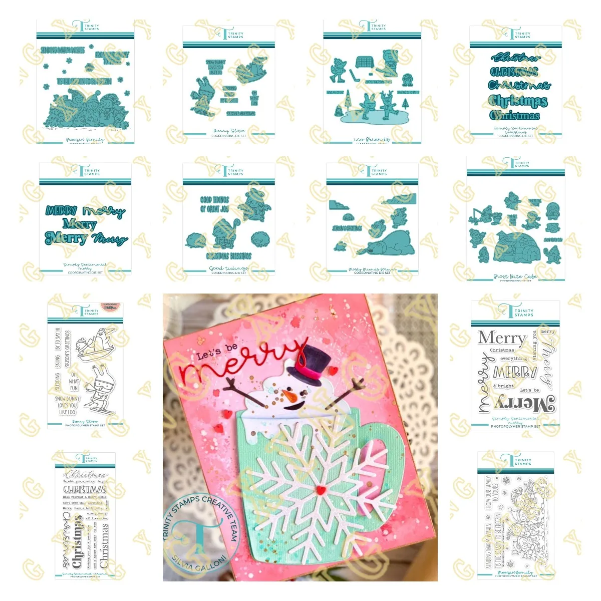 

Good Tidings Metal Cutting Dies and Stamps for DIY Scrapbook Paper Craft Handmade Card Album Punch Art Cutter 2023 New Arrival