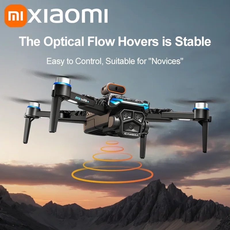 Xiaomi D13 GPS Drone 8K Triple cámara HD flujo óptico inteligente evitación de obstáculos Motor sin escobillas plegable Quadcopter VR UAV