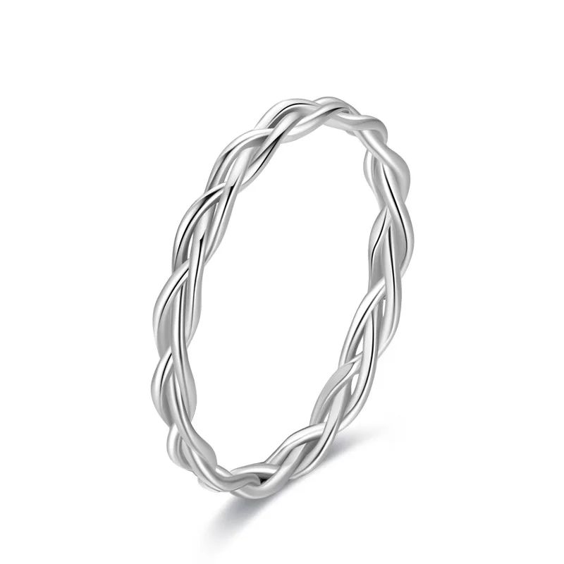 

Premium Quality Sterling Silver Anillos De Plata Ley 925 Platinum Jewelry Girls Rings