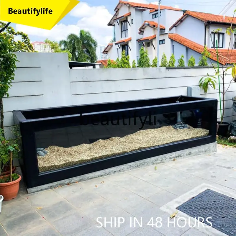 

cqy Ультрабелый двухслойный ламинированный клей из закаленного стекла для выращивания кои