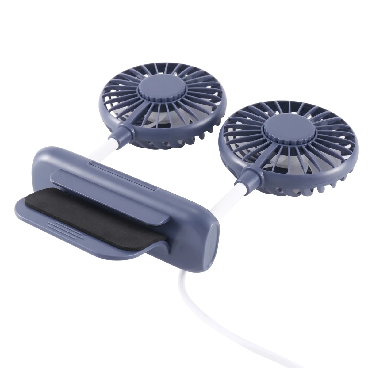 

Small Desk Fan USB Powered Mini Fan for Office Laptopsm,3 Speeds Desktop Table Cooling Fan with Adjustable Clamp Blue