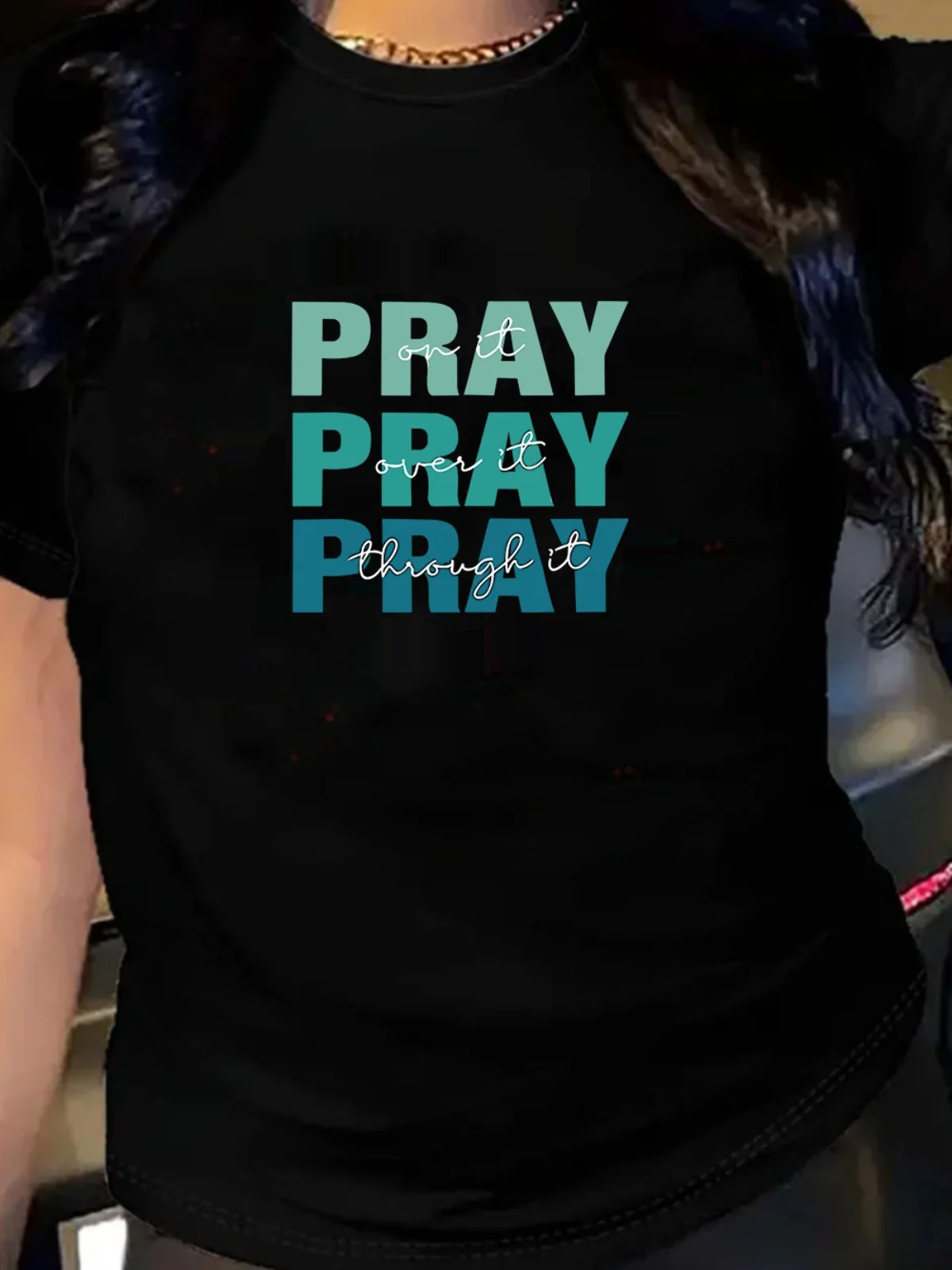 여성 코튼 티셔츠 스트릿 스타일 루즈핏 반팔 라운드넥 프린트 탑 얇은 소재 여름 패션 젊은 여성용