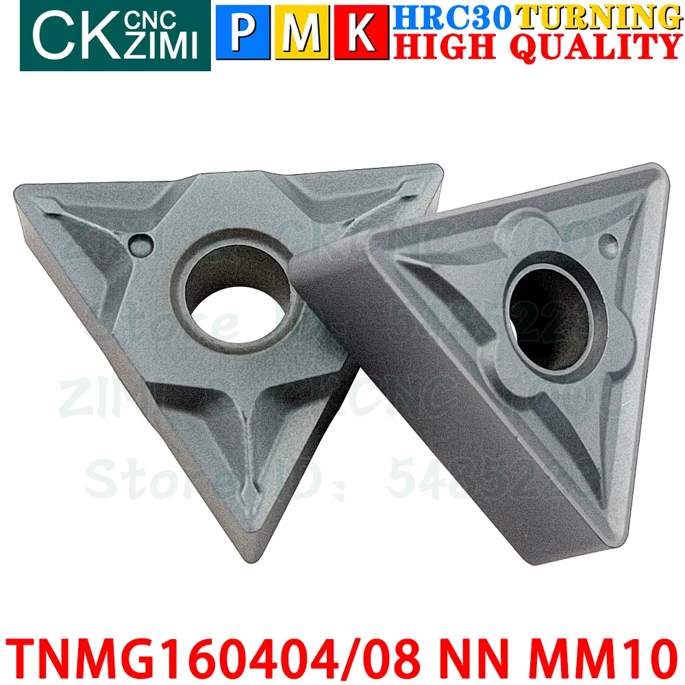 TNMG160404 NN MM10 TNMG160408 NN MM10 إدراجات كربيد خارجية أدوات إدراج تحول TNMG1604 TNMG 1604 NN MM30 MM10 CNC مخرطة معدنية ميكانيكية أدوات قطع تحول