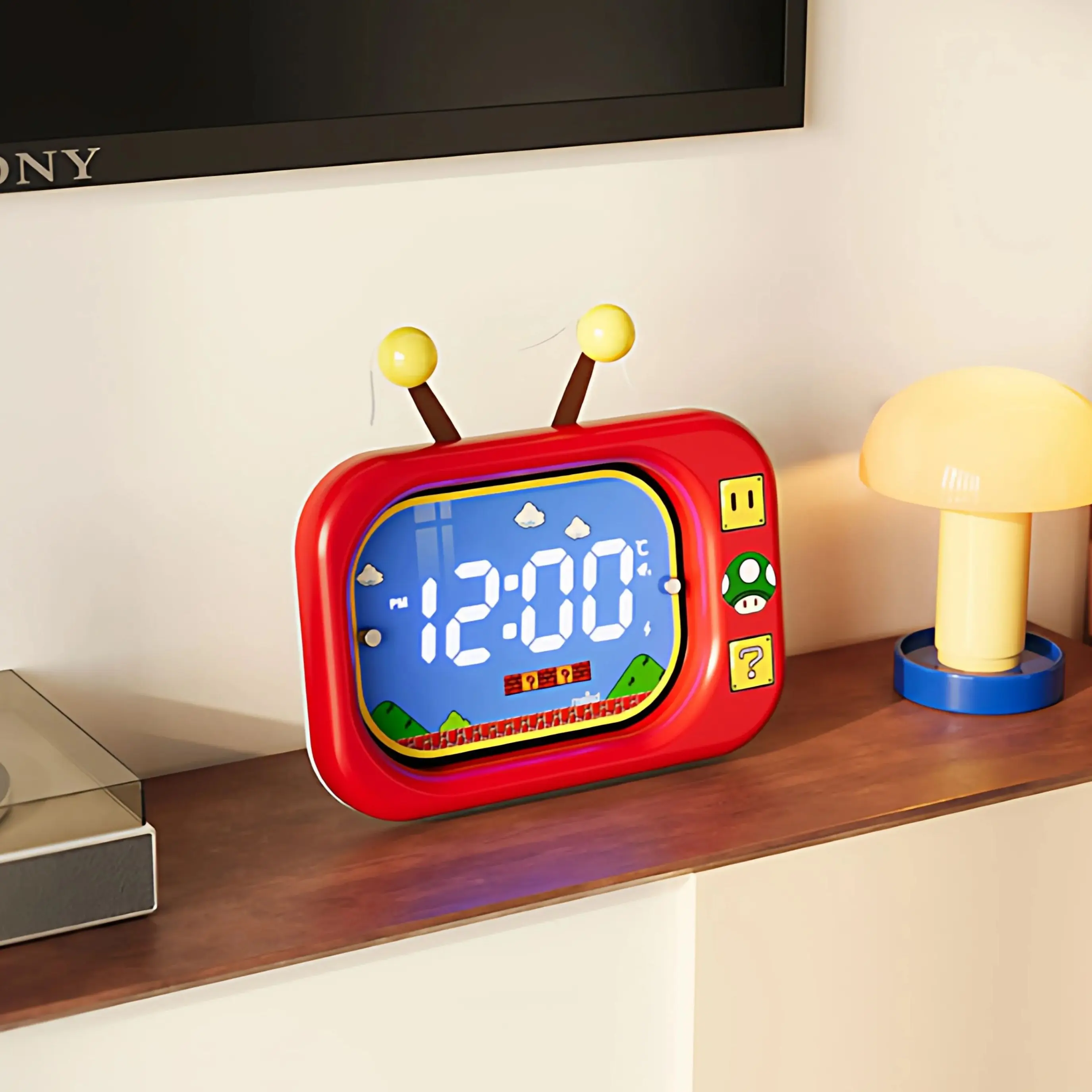 Electronic Alarm Clock for Students Smart 2026 New Desktop Clock Children's Cartoon Alarm Clock Creative Wake Up Tool