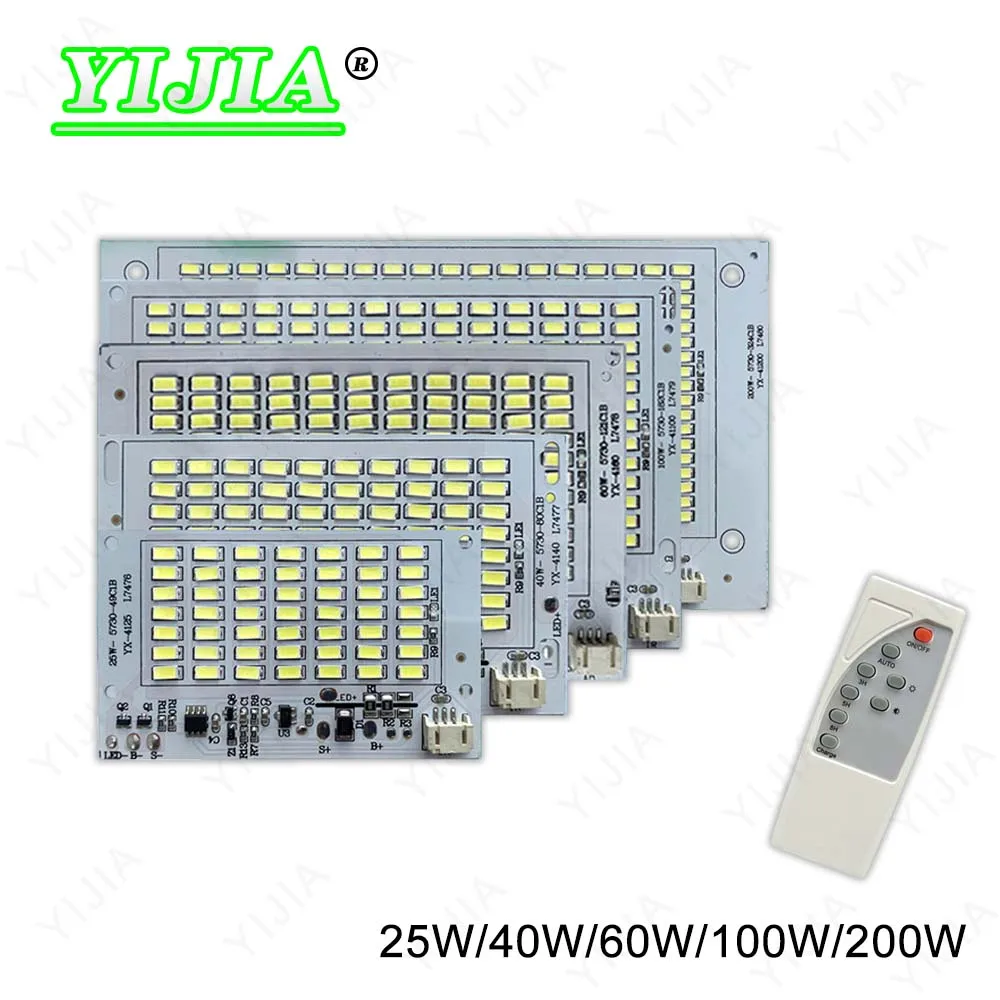 Panel światła słonecznego LED biały 200 W 100 W 60 W 40 W 20 W SMD 5730 Panel źródła światła na zewnątrz oświetlenie ogrodowe zdalnie sterowany