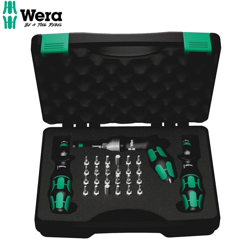 WERA 05074739001 7440/41/42 Kraftform Adjustable Torque Screwdriver Quick Installation Self-Locking Simple Operation