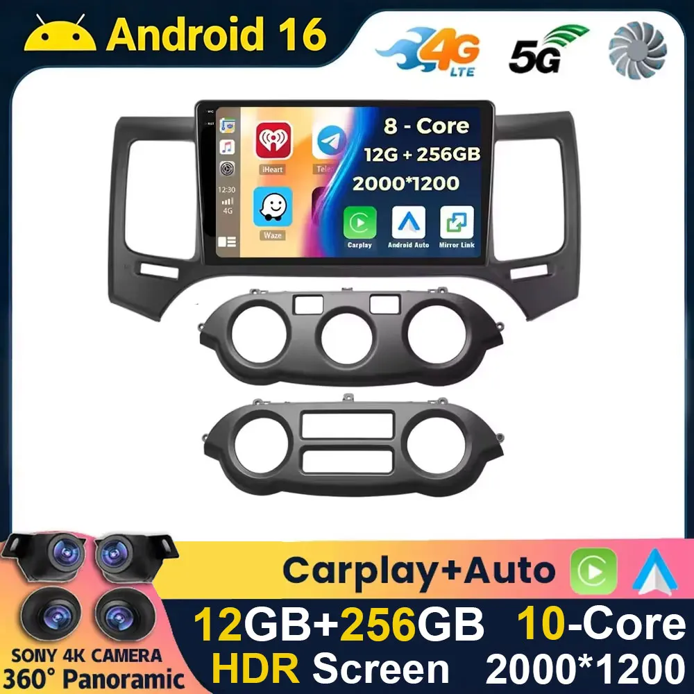 Android 16 LHD Car Radio For Kia Magentis 2008-2010 For Kia Optima 2009-2010 Multimedia Video Player GPS Navigation Carplay+Auto
