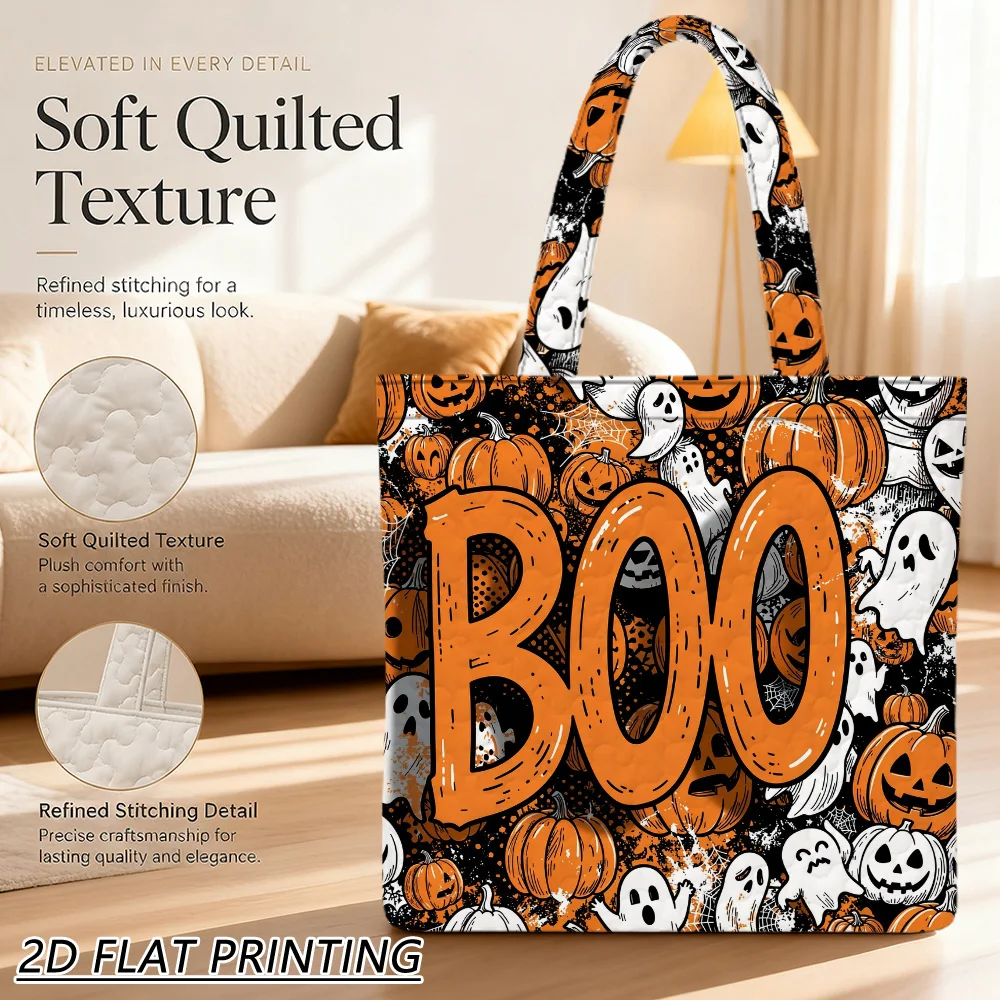 1pc  Quilted Women'S Shoulder Bag, Reusable Large-Volume Storage For Home And Short Trip Fun