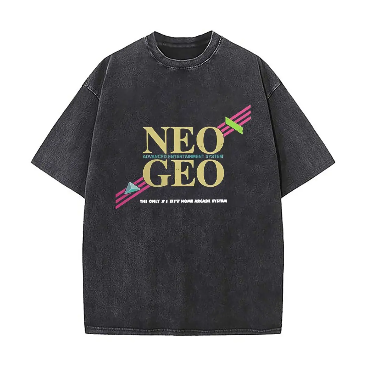 Camiseta AES para hombre, camisetas de ocio 100% de algodón con cuello redondo, camiseta Neo Geo Snk, ropa clásica de manga corta
