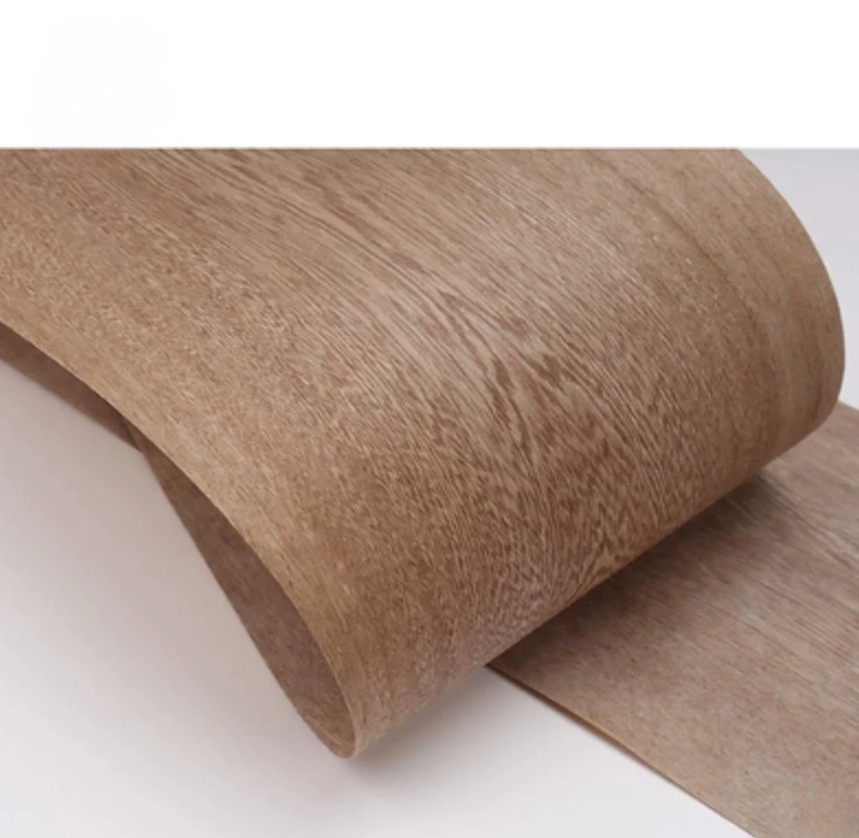 L:2.5meters Width:190mm T:0.25mm Natural Coffee Gray Chicken Wing Wood Skin Dyed Wood Veneer Can Be Customized