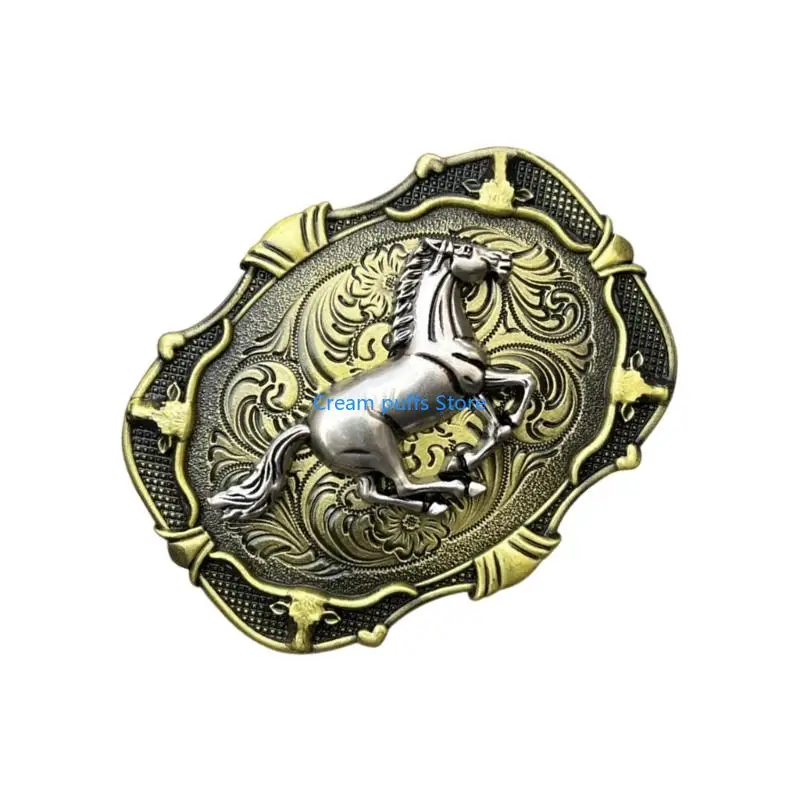 50LE Punk Belt Buckle Replacement Unique Belt Buckle Metal Photo Props Delicate Punk Buckle Gift for Boyfriend
