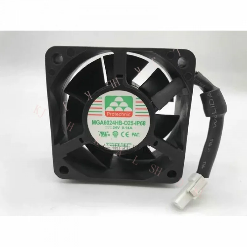 

N НОВЫЙ ДЛЯ MGA6024HB-O25-IP68 24V0.14A 6CM Вентилятор охлаждения