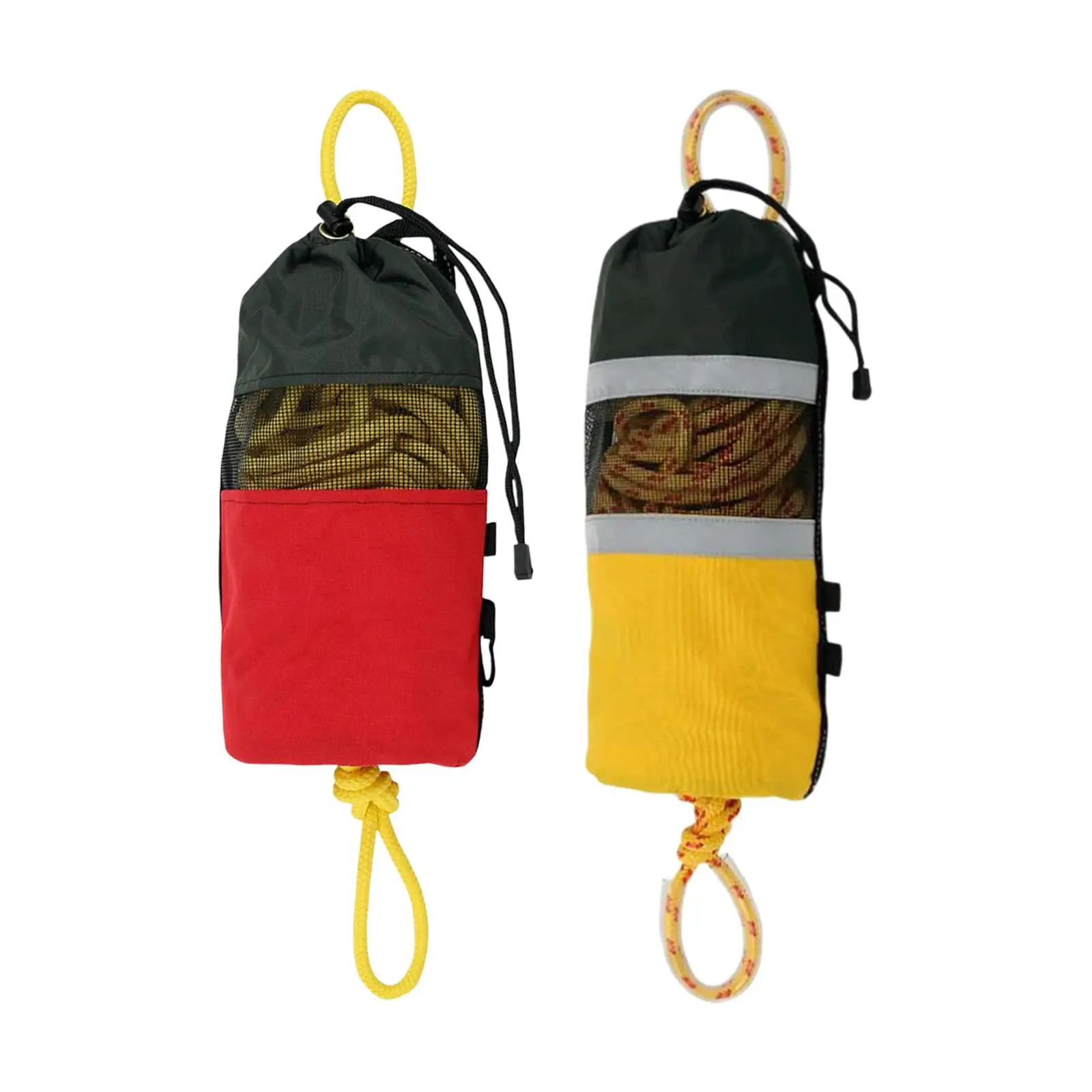 Rope Throw Bag Equipment Outdoor Accessory Lightweight Floating Throw Bag for Ice Fishing Buoyant Dinghy Swimming Canoe Kayaking