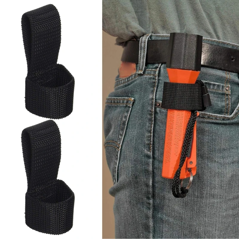 Polyester Torch Holder Flashlight Cover Hunting Belt Light Waist Pack