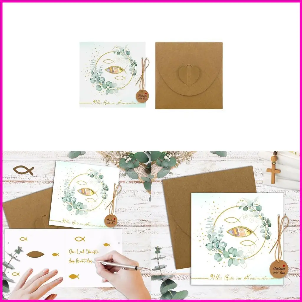 

Sacrament Celebration Envelopes Heart Clasp Envelope Money Holder for Friend